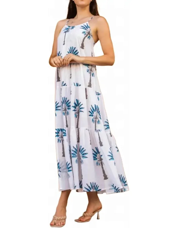 Pintuck Maxi Dress