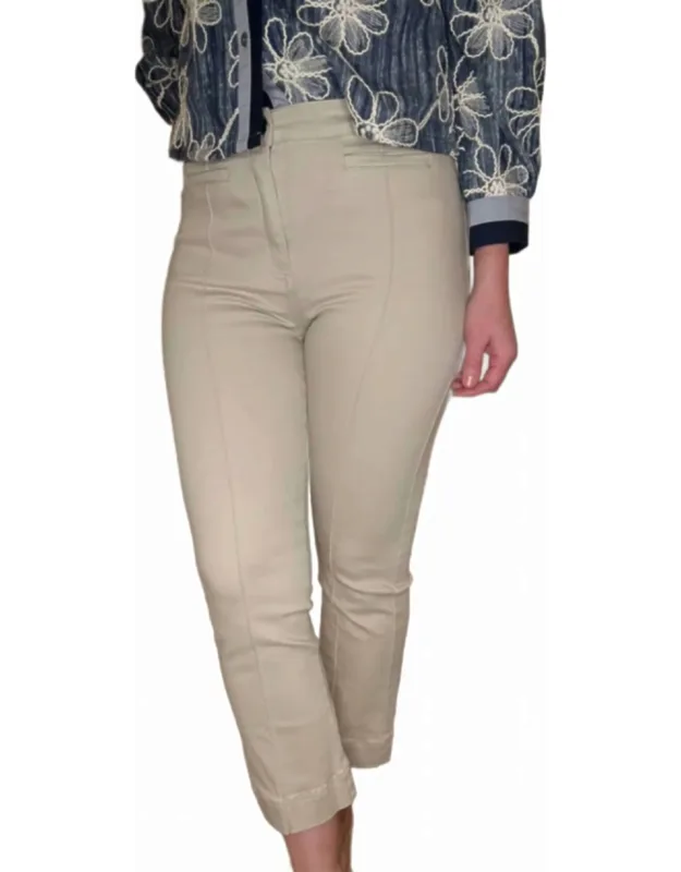 Pintuck Flare Leg Crops
