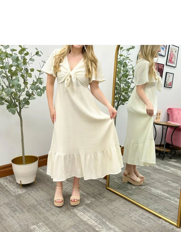 Gauze Knot Dress