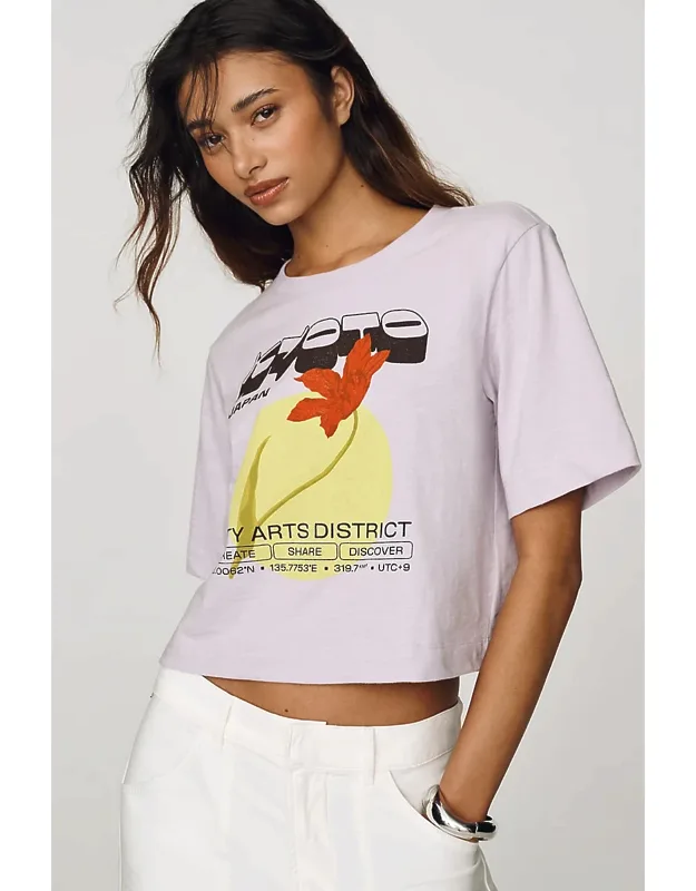 Cropped Graphic Tee