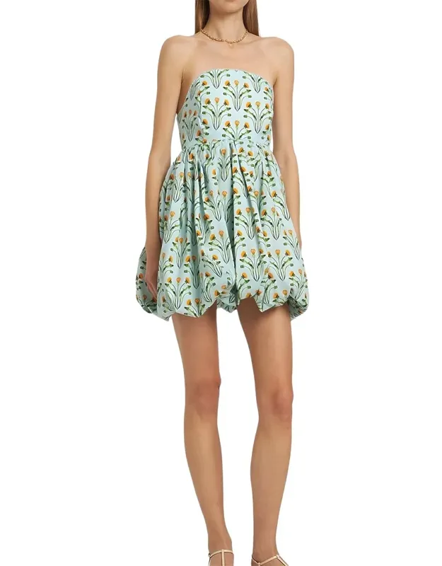 Printed Mini Dress