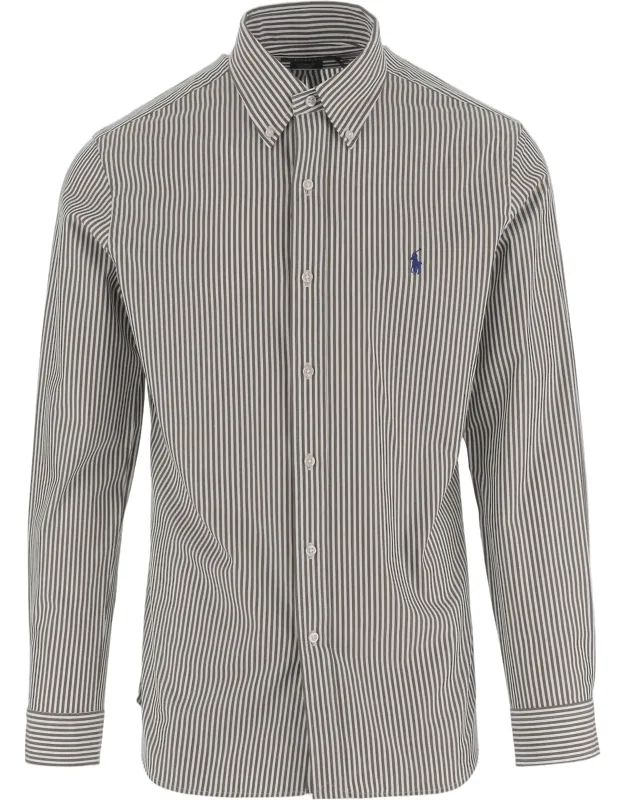 Striped Stretch Cotton Shirt