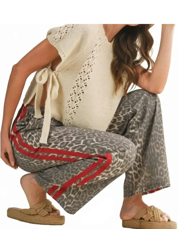 Luxe Relaxed Pants With Side Trim