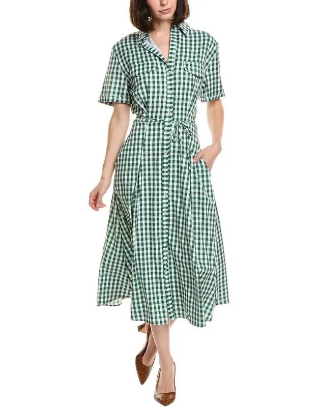 Short Sleeve Midi Dress