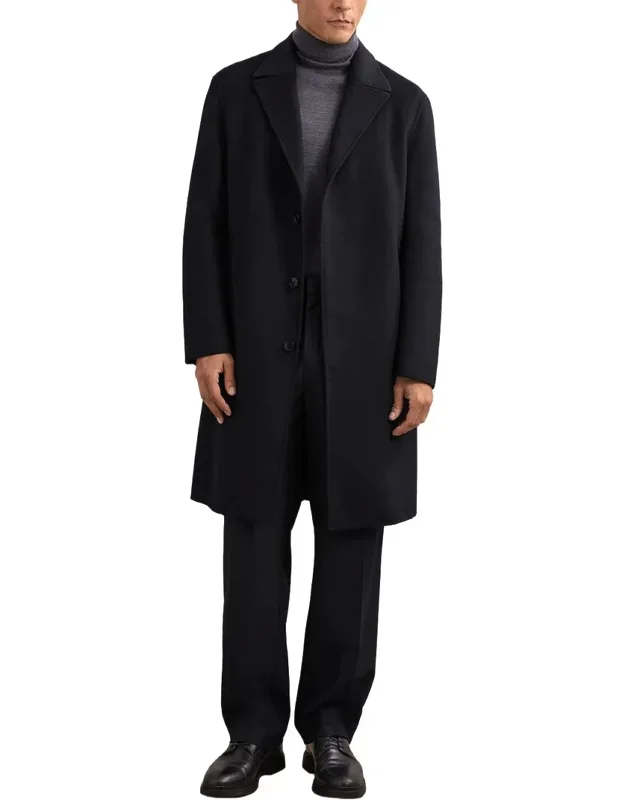 Wool-blend Overcoat