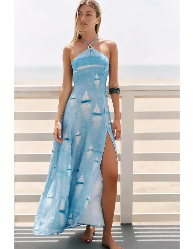Sailboat Halter Dress