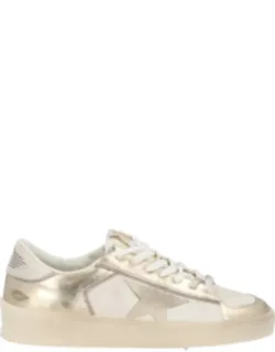 Stardan Star-embellished Leather Low-top Sneakers
