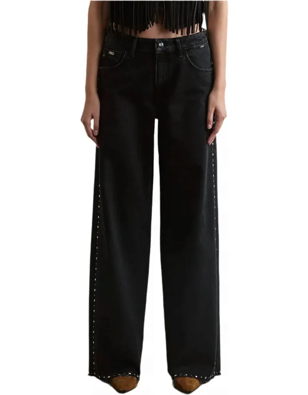 Studded Jean Pants