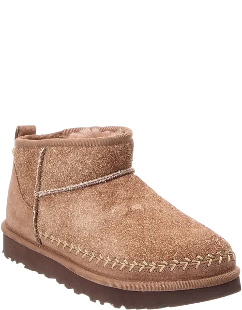 Classic Ultra Mini Suede Booties