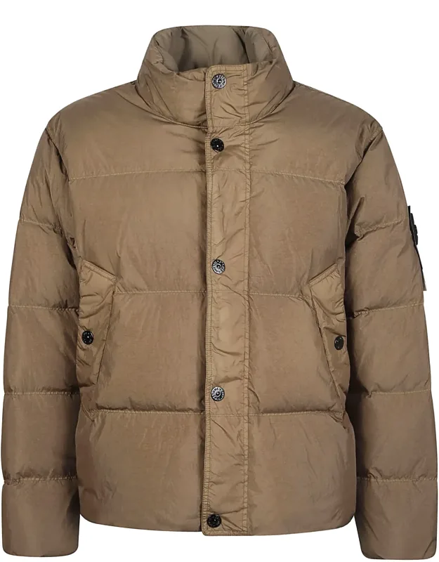 High Collar Matte Down Jacket