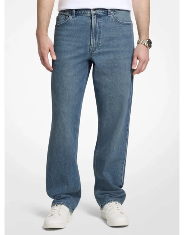 Straight Fit Denim Jeans