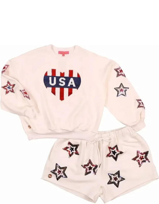 Sweater Shorts Set