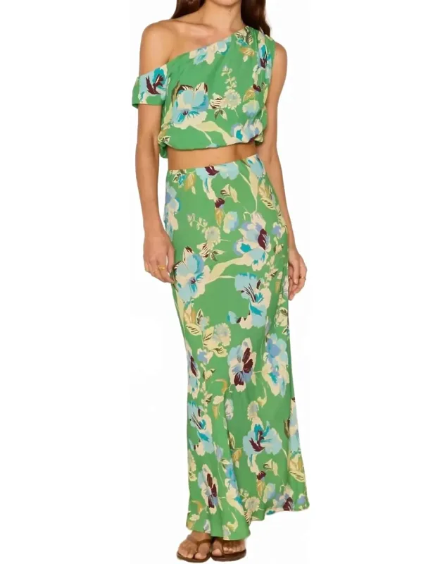 Bias Midi Skirt