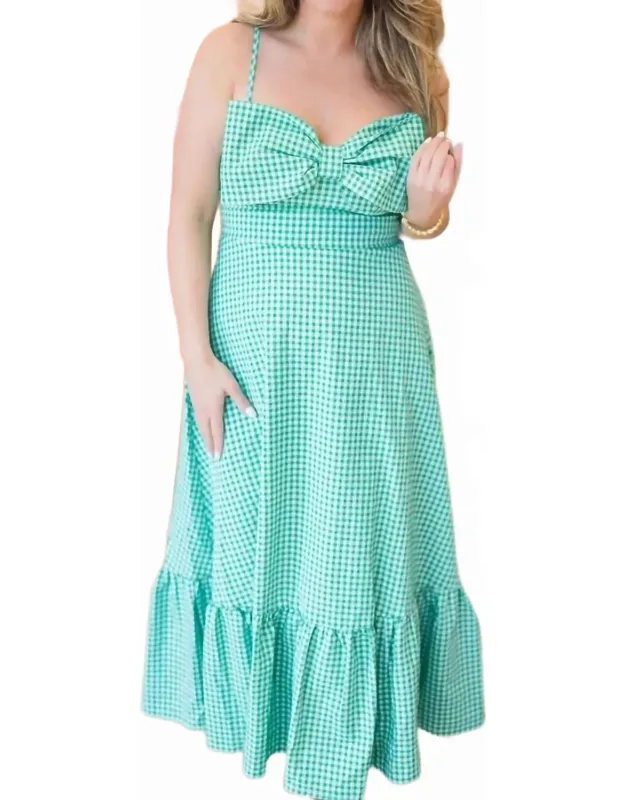 Lily Bow Gingham Dress