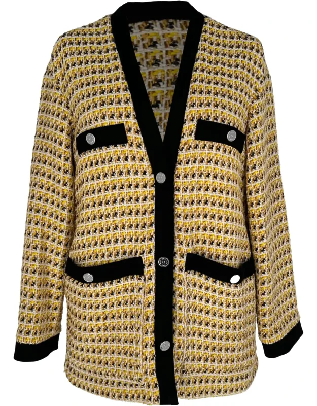 Tweed Pattern Blazer
