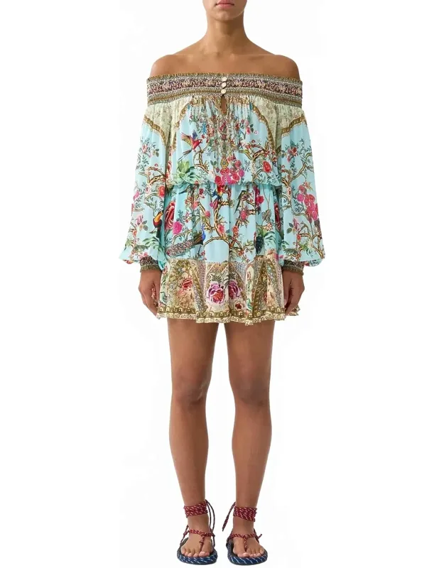 Off Shoulder Short Dress