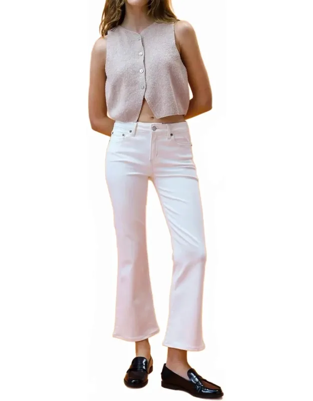 Runaway Crop Flare Jeans