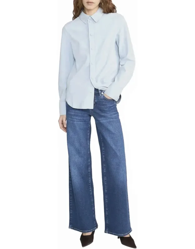 Low Rise Palazzo Jeans