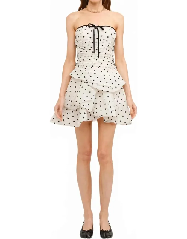Belle Polka Dot Mini Dress