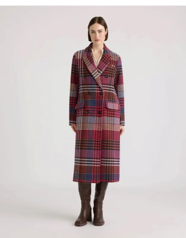 Long Coat With Notch Collar