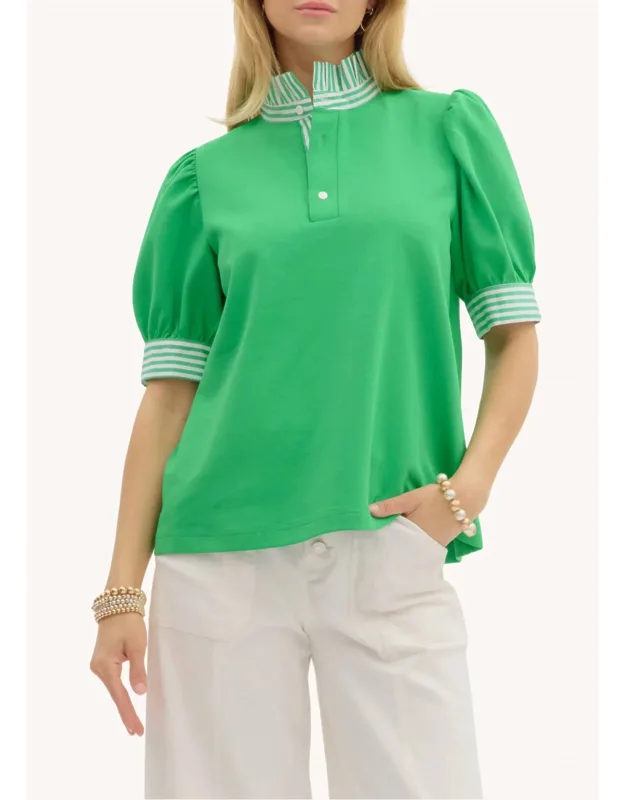 Lois Short Sleeve Popover Top