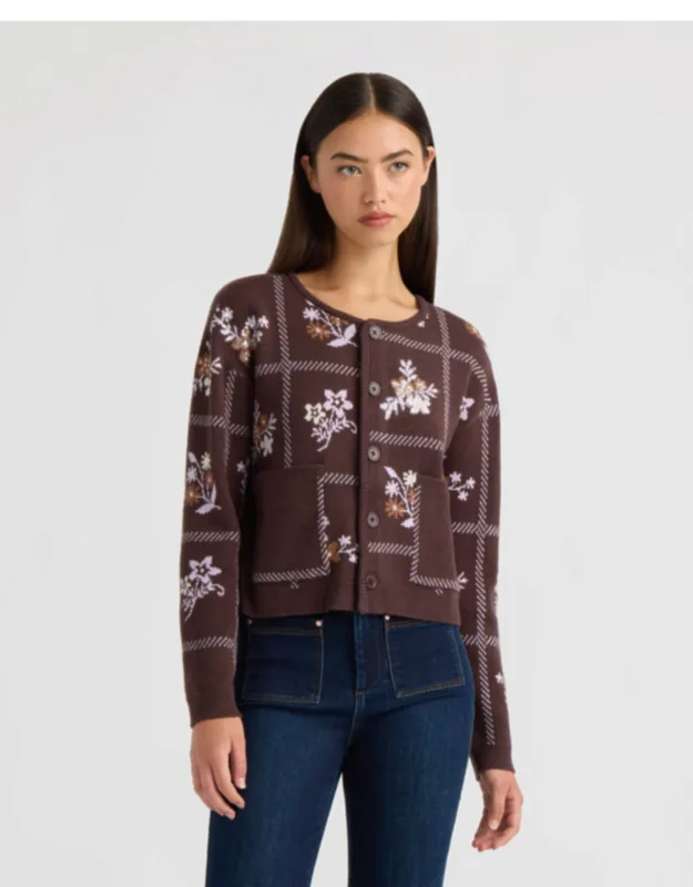 Patchwork Sweater Cardigan