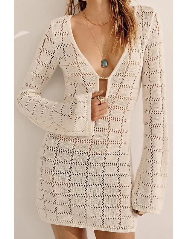 Crochet Mini Dress