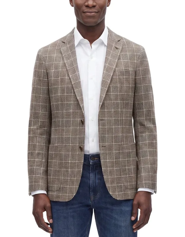 Wool-blend District Check Blazer