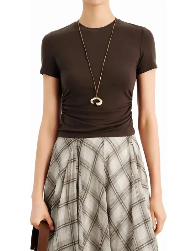 Sculpted Waist Slim-fit Tee