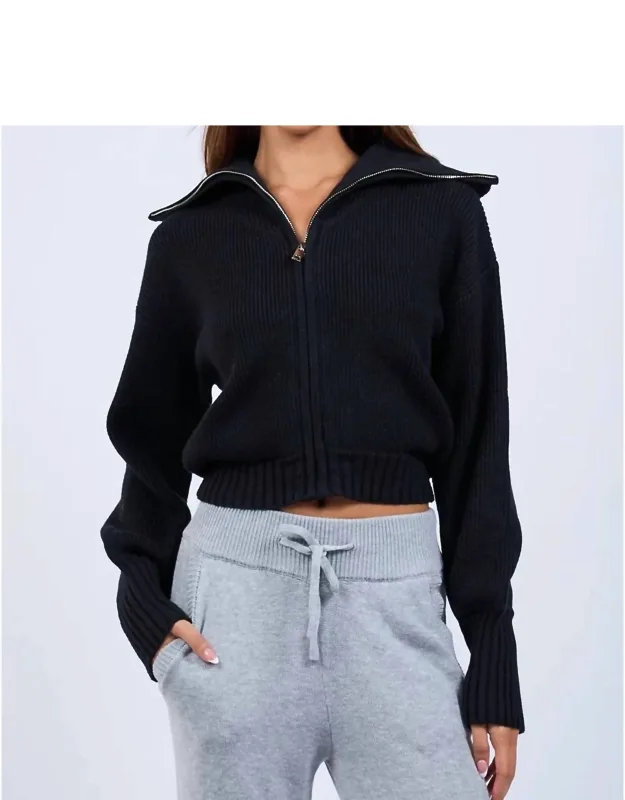 Sienna Crop Knit Sweater
