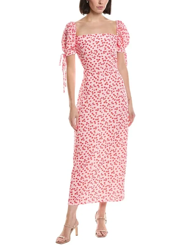 Short Sleeve Midi Dress