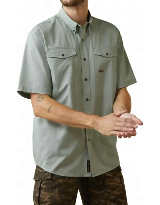 Rebar Made Tough Venttek Durastretch Work Shirt