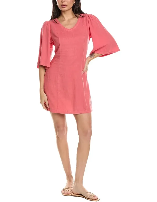 Linen-blend T-shirt Dress