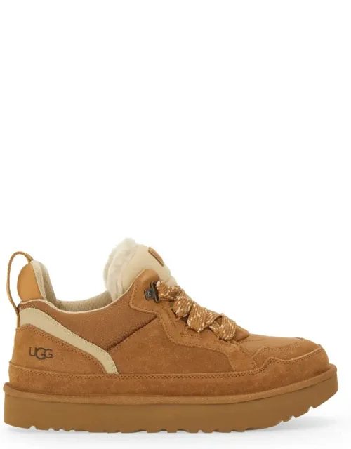 Plush-lined Leather Sneakers