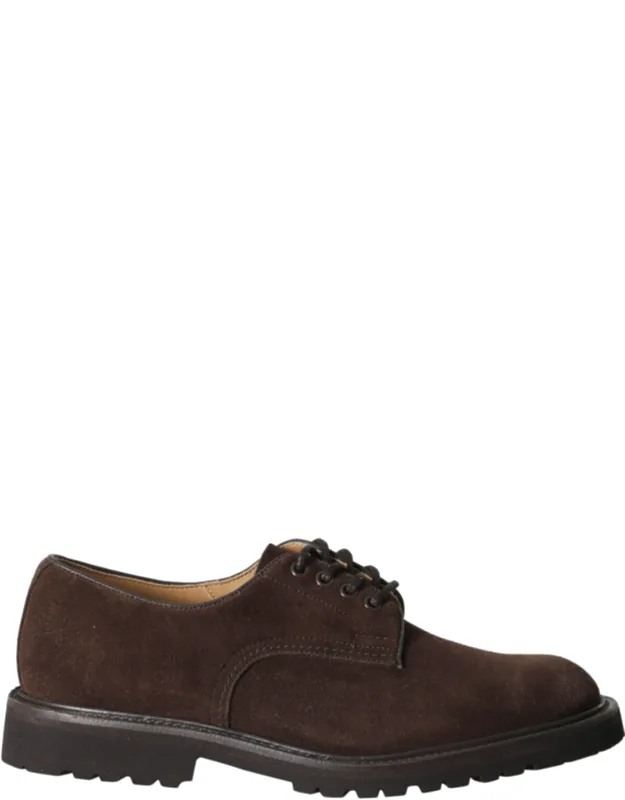 Lace-up Rugged Sole Suede Shoes