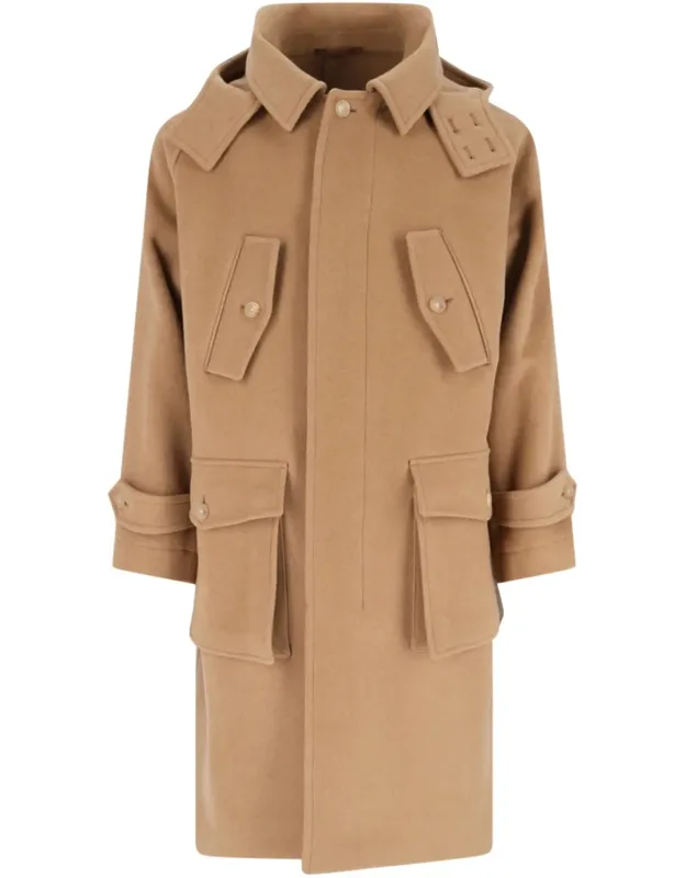 Hooded Wool Coat