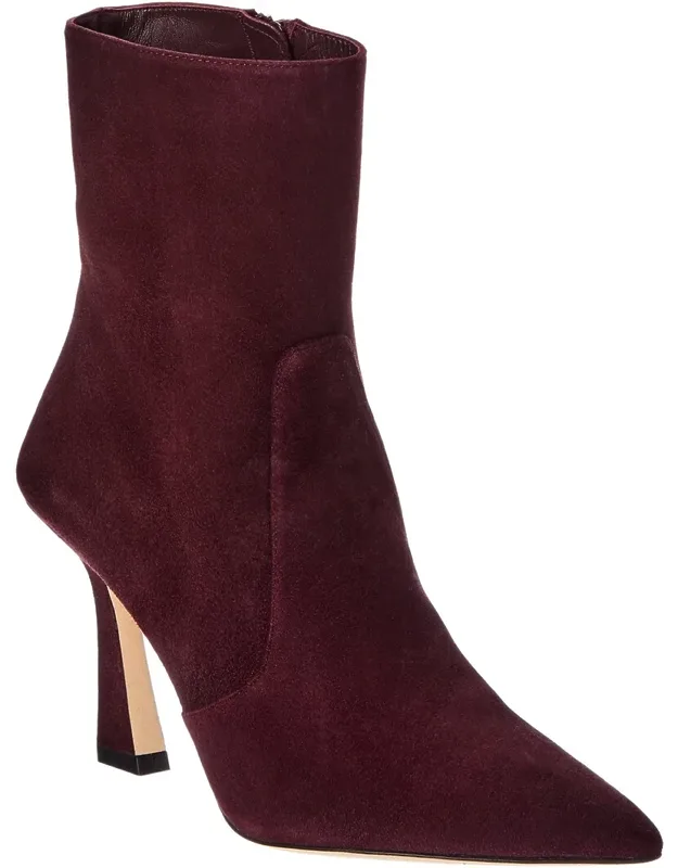 Vinnie Zip Suede Booties