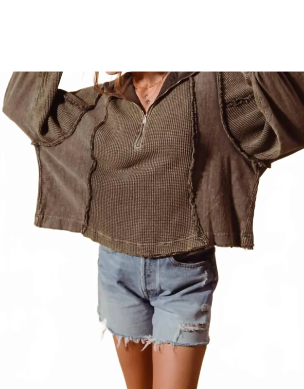 Quarter Zip Sweatshirt