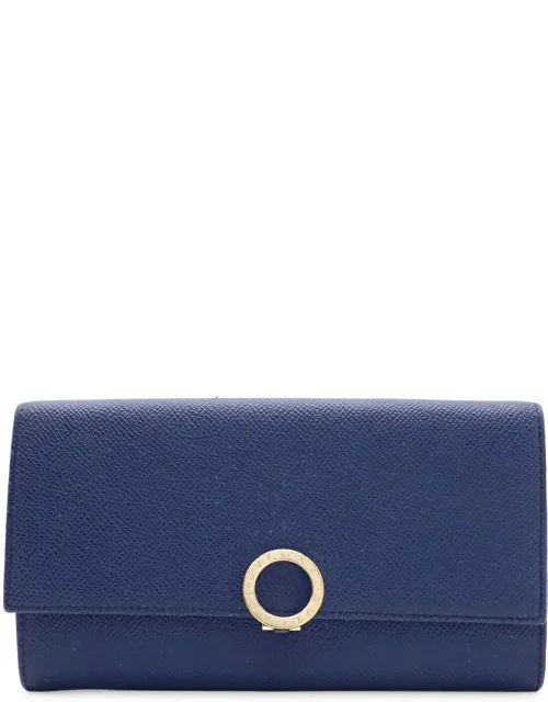 Calf Leather Long Wallet