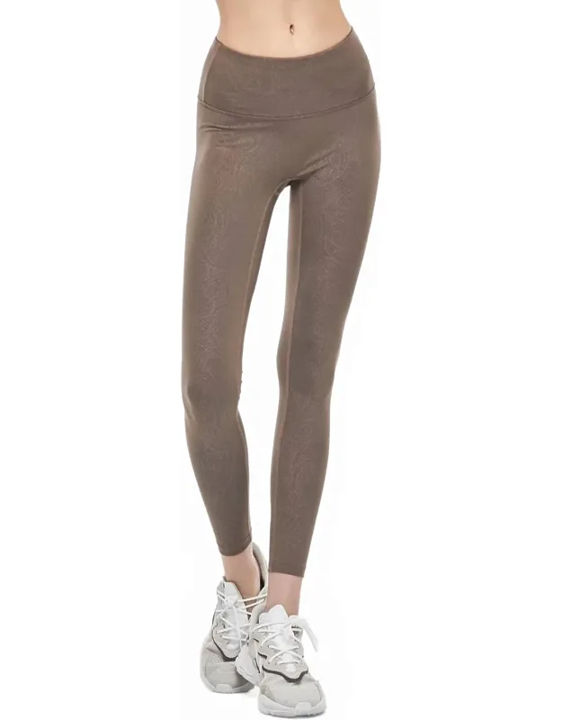 Paisley Embroidered Leggings