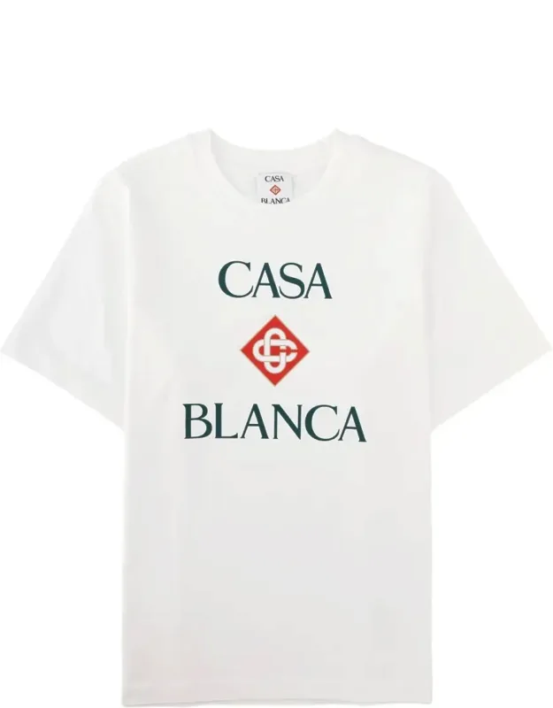 Bold Printed Logo Organic Cotton T-shirt