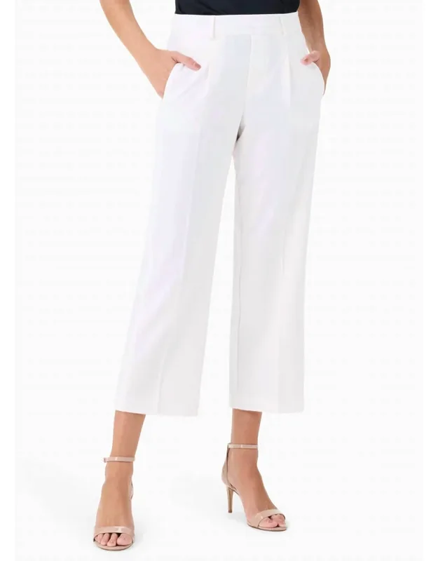 Wide-leg Crop Trousers
