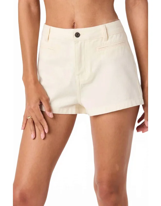 Denim High-rise Mini Shorts