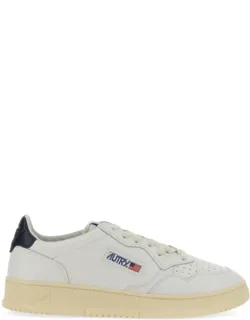 Medalist Low Perforated Leather Sneakers