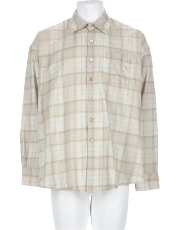 Relaxed-fit Plaid Organic Cotton Shirt