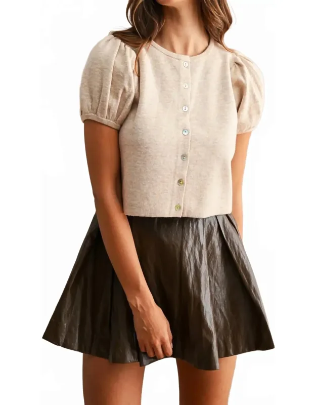 Puff Sleeve Sweater