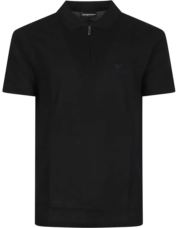 Half-zip Short-sleeve Classic Collar Polo Shirt
