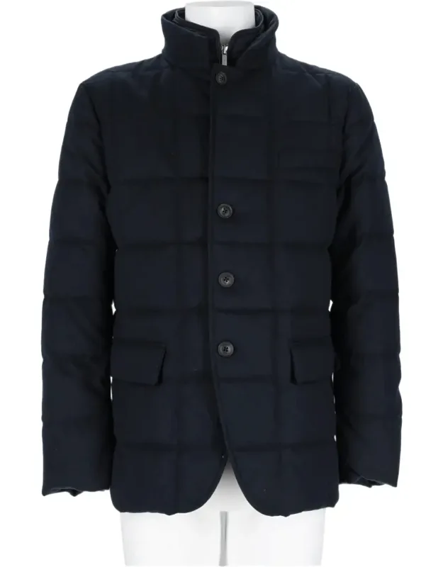 Quilted High Collar Jacket