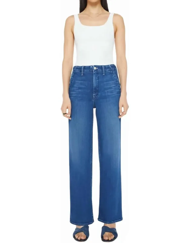 Major Zip Skimp Straight Jeans