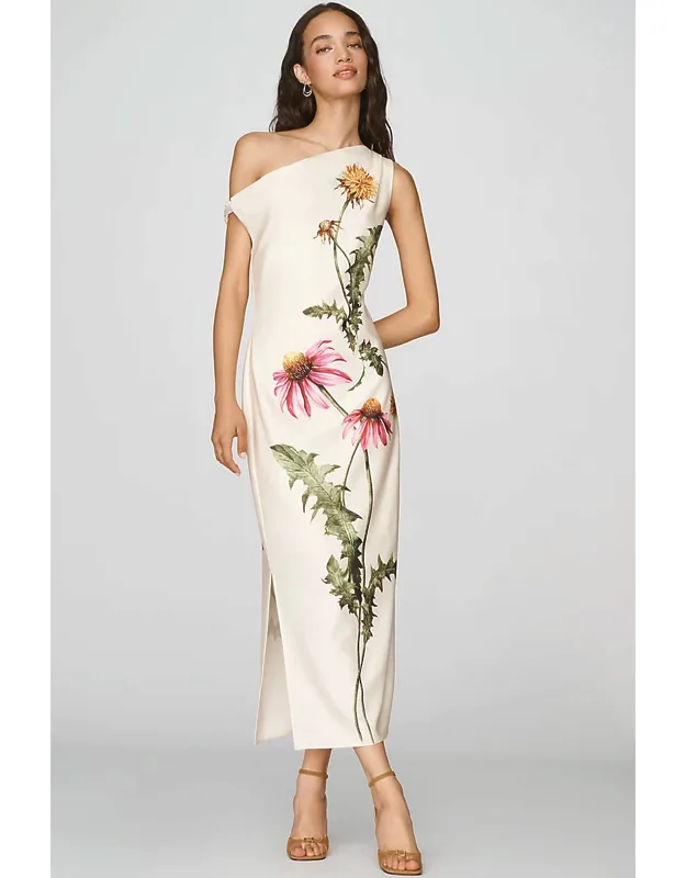 One-shoulder Midi Dress